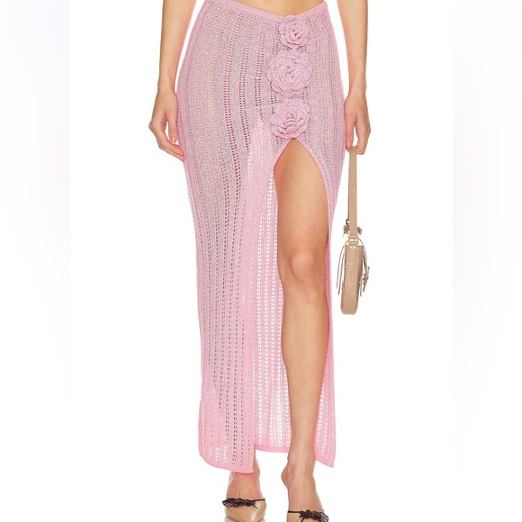 MAJORELLE Dresses & Skirts - Majorelle's Stella Rosette Maxi Skirt